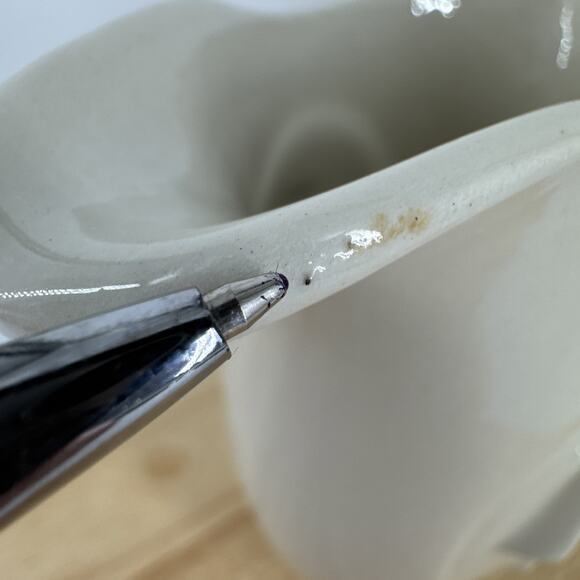 Seagrams 7 Crown Whiskey Ceramic Bar Pitcher 7" Tall VTG Barware Pub Bar - Picture 14 of 14